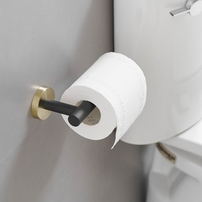 24-Inch Black and Gold Stainless Steel Bathroom Hardware Set