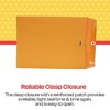 School Smart Kraft Envelopes with Clasp, 9 x 12 Inches, Pack of 100 - 4 of 4