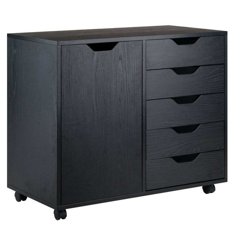 Halifax 5 Drawer 1 Side Cabinet - Winsome, 1 of 10