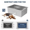 Undermount Kitchen Sink,Stainless Steel Workstation Kitchen Sinks with Built-In Accessories,10" Deep Single Bowl Kitchen Sink Basin - 2 of 4