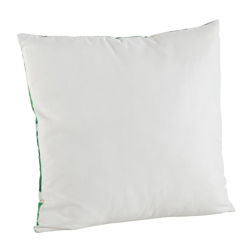18&#34;x18&#34; Tropical Leaf Poly Filled Print Throw Pillow Green - Saro Lifestyle, 3 of 5