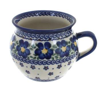 Blue Rose Polish Pottery Daphne Travel Coffee Mug : Target