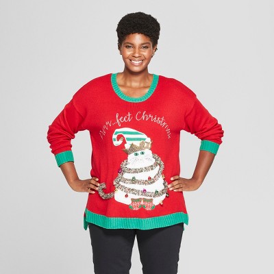 target plus size christmas sweater