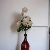 Floral Home 27" Cream Pink Rose Spray - 12-Piece - 3 of 4