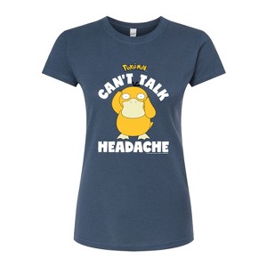 Women's - Pokémon - Psyduck Headache Fitted Graphic T-Shirt - 1 of 3