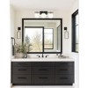 Dainolite Vivaldi 3 - Light Vanity in  Matte Black/Aged Brass - 2 of 4
