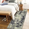 Modern Abstract Area Rug Machine Washable Ultra Thin Non Shedding Pet Friendly Foldable Non Slip Stain Resistant With Bordered Design Floor Carpet - 2 of 4