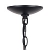 VAXCEL Magnolia 2 Light Oil Rubbed Bronze Outdoor Pendant with Clear Cylinder Glass - 4 of 4