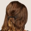 Unique Bargains Women's Tortoise Shell French Hair Barrettes Amber Black 2 Pcs - 2 of 4