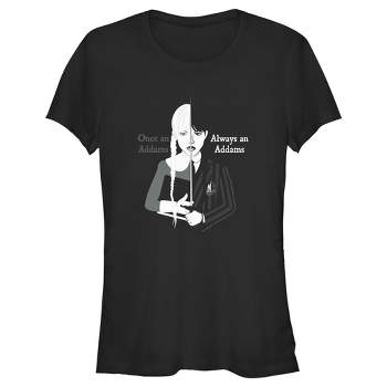 Juniors Womens Wednesday Always an Addams T-Shirt