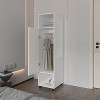 CAVINAS Wardrobe Closet,Armoire Wardrobe Closet with Mirror,Door,Open Storage,Wardrobe Cabinet for Small Bedrooms,Tight Spaces,Dressing Room - 2 of 4