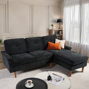 XIZZI Modular Sectional Sofas for Living Room, Modern L-Shaped Couch High Density Sponges Breathable Fabric - 1 of 4