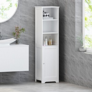 Christopher Knight Home Heineberg Modern Free Standing 63" Bathroom Storage Cabinet - 1 of 4