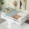 Twin Size Platform Bed with Twin Size Trundle - 2 of 4