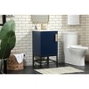 Elegant Lighting 18 inch single bathroom vanity in blue - 3 of 4