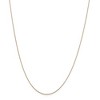 Black Bow Jewelry 0.6mm, 14k Yellow Gold, Diamond Cut Cable Chain Necklace - 3 of 4