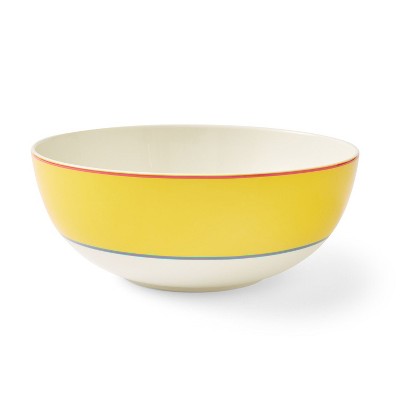 Kit Kemp by Spode Calypso 10.5" Bowl, Vibrant Colors, Porcelain, Dishwasher and Microwave Safe, Ideal for Pasta, Cereal, Soup, and Fruit