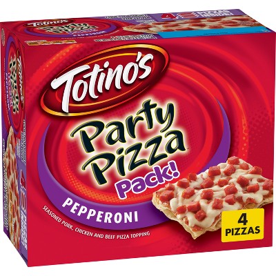 Totino's Pepperoni Frozen Party Pizza - 40.8oz/4pk