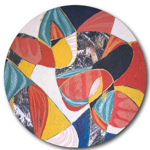 Courtside Market Global Wonders Photography Collection, Colorful Leaves I Statement Piece Wood Décor - 1 of 4