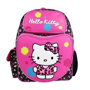 Sanrio Hello Kitty Cheetah 16" Large Backpack with Heart Pocket - 1 of 4