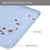 Kumasinova 22" x 14" Waterproof Pet Feeding Mat for Cat Dog Water Bowl with BPA Free Dogs Cats Food Mats Prevent Spill - 4 of 4