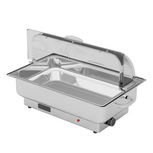 Electric Chafing Dishes, Stainless Steel Chafers and Buffet Warmers Sets, Catering Supplies Buffet Display for Parties, Catering, Wedding - 1 of 4