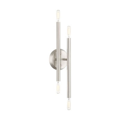 Livex Lighting Soho 4 - Light Wall Light in  Brushed Nickel
