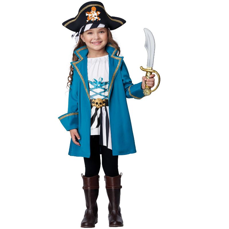 California Costumes Petite Pirate Toddler Costume, 1 of 3