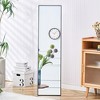 ONWITH Black solid wood frame full length mirror - 2 of 4