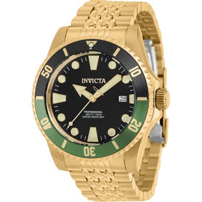 Invicta 39763 Men's Pro Diver Power Reserve Black Dial Steel Watch