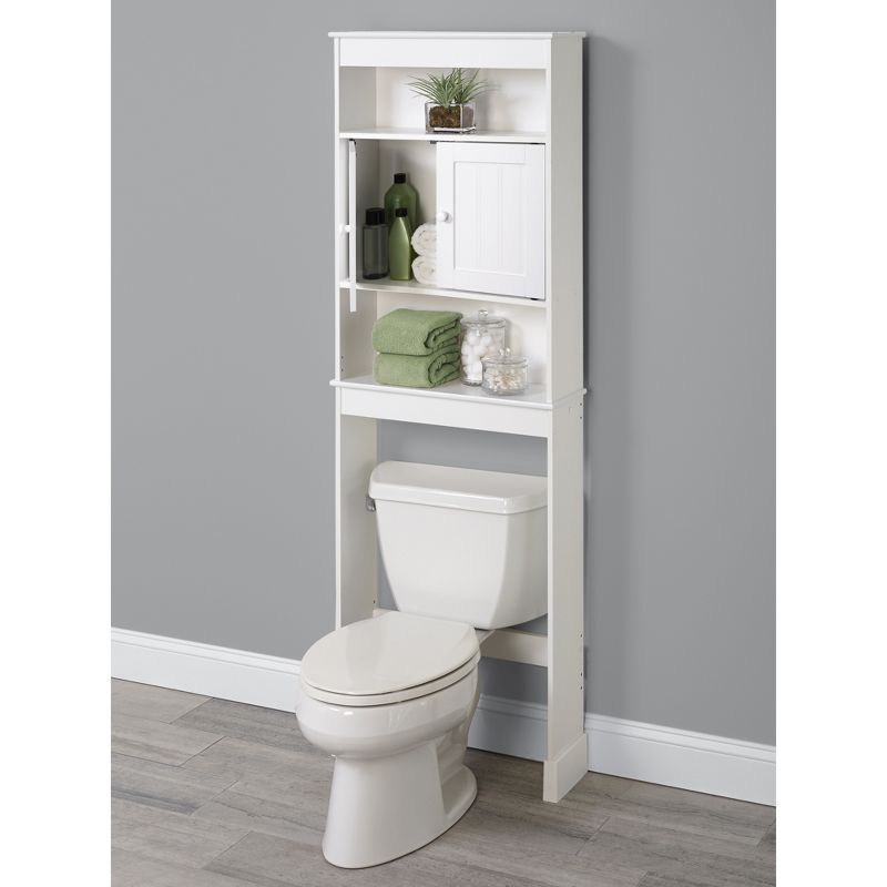 Two Door Cabinet Space Saver White - Zenna Home, 4 of 7