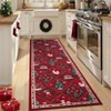 Christmas Rugs for Living Room Ultra-Soft Bedroom Carpet with Non-Slip Backing - 2 of 4