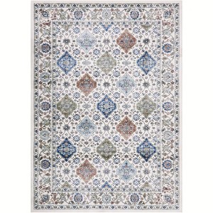 Area Rugs, Non-Slip, Machine Washable Oriental Rugs, Low Pile, Soft Ultra-Thin Carpet for Living Room, Bedroom, Dining Room, Home Office - 1 of 4