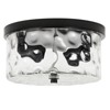Flush Mount Ceiling Light Farmhouse Kitchen Island Ceiling Light with Bubble Glass Close to Ceiling Light Fixture - 2 of 4