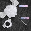 Unique Bargains Wedding Camellia Flower Groom Boutonnieres Lapel Pins for Men 1 Pc - 2 of 4