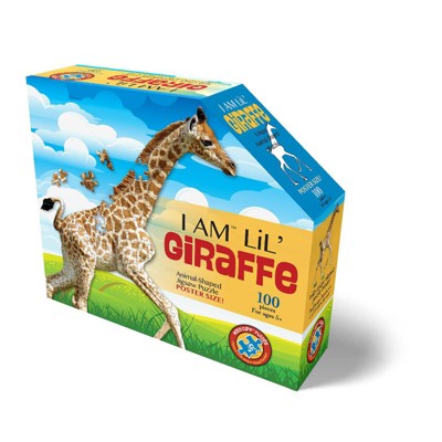 Madd Capp Puzzles: LiL' GIRAFFE 100 Piece Jigsaw Puzzle