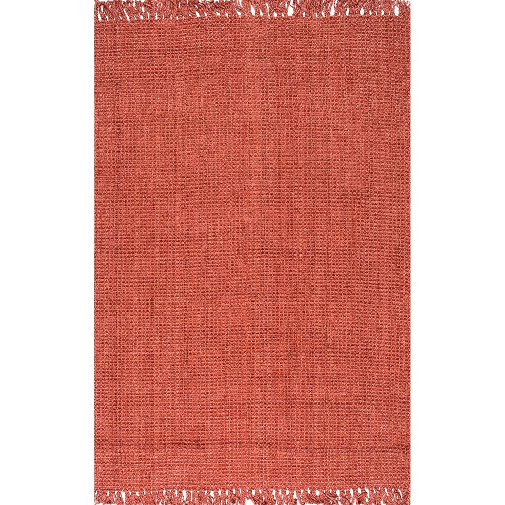 3'x5' Hand Woven Chunky Loop Jute Area Rug Terra - nuLOOM