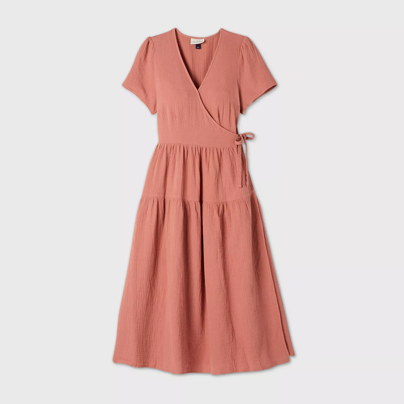 Women's Short Sleeve Wrap Dress - Universal Thread™ - image 1 of 12