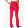 Roaman's Women's Plus Size Straight-Leg Soft Knit Pant - image 3 of 4