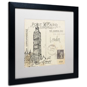 Trademark Fine Art -Anne Tavoletti 'Postcard Sketches II' Matted Framed Art - 1 of 4