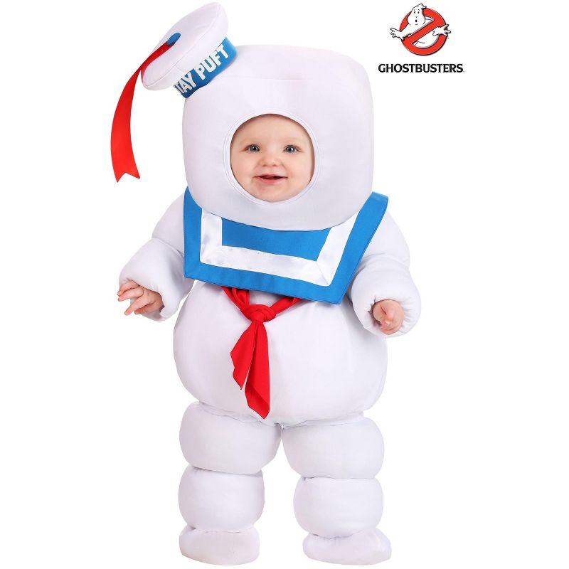 HalloweenCostumes.com Infant Ghostbusters Stay Puft Costume., 3 of 5
