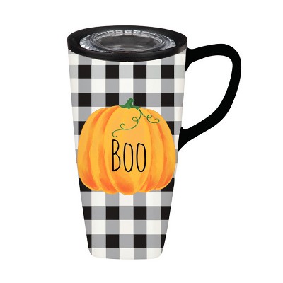 Evergreen Ceramic FLOMO 360 Travel Cup, 17 oz., BOO