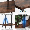 4-Tier Ladder Bookshelf, Versatile A-Shaped Bookcase, Tall Ladder Shelf Storage Organizer, Industrial Metal Frame Ladder Display Shelf - 4 of 4