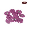 Unique Bargains Alloy Invisible Durable High Hardness Buckle Fasteners Press Studs Buttons 5 Pcs - 3 of 4
