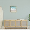 Stupell Industries Sea Foam on Sandy Beach Floating Frame Canvas Art - 3 of 4