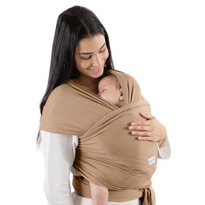 Comfy Cubs Baby Wrap Carrier - Soft & Secure Fit Cotton Blend for Newborn to Toddler - Adjustable, One Size Fits All Toddler Sling - 1 of 4
