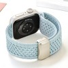 HTUTWOO Hollow Breathable Apple Watch Band, Woven Nylon Magnetic Strap 38/40/41/42/44/45/46/49mm for iWatch Series 10 9 8 7 6 5 4 3 2 1 SE Ultra - 4 of 4