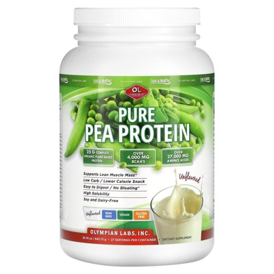 Olympian Labs Pure Pea Protein, Unflavored, 29.76 oz (843.75 g)