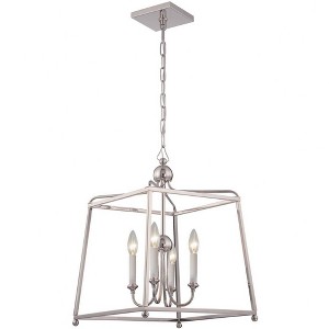 Crystorama Lighting Sylvan 4 - Light Chandelier in  Polished Nickel - 1 of 2
