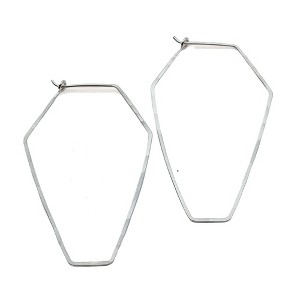 Large Coffin Hoops - 1 of 4